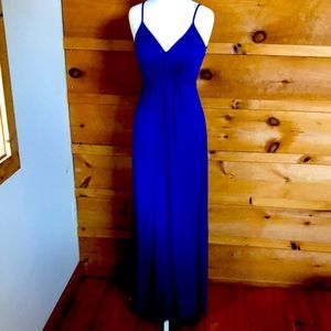Violet dress floor length